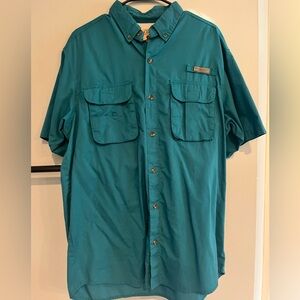 RedHead Men's Turquoise Button Down Shirt